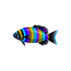 Chamoisee Stripe fish